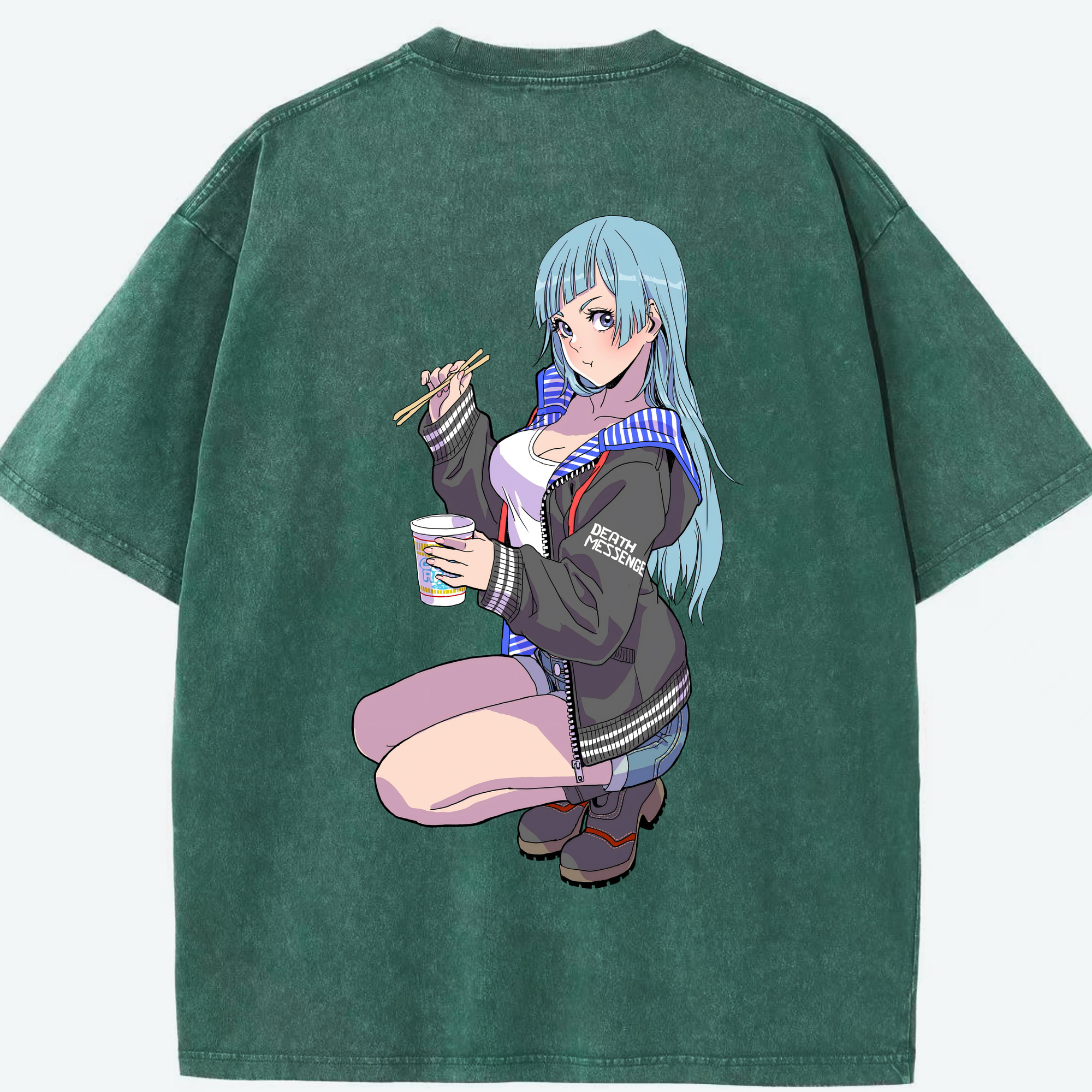 （画像用） 呪術廻戦 Jujutsu Kaisen 綿100% ヴィンテージ風 半袖Tシャツ（背面プリント）